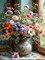 5D Diamond Art Kits for Adults-Flower Diamond Painting Kits for Adults Beginners-DIY Full Round Drill Diamonds Gem Art Set for Home Wall Decor 12x16 Inch